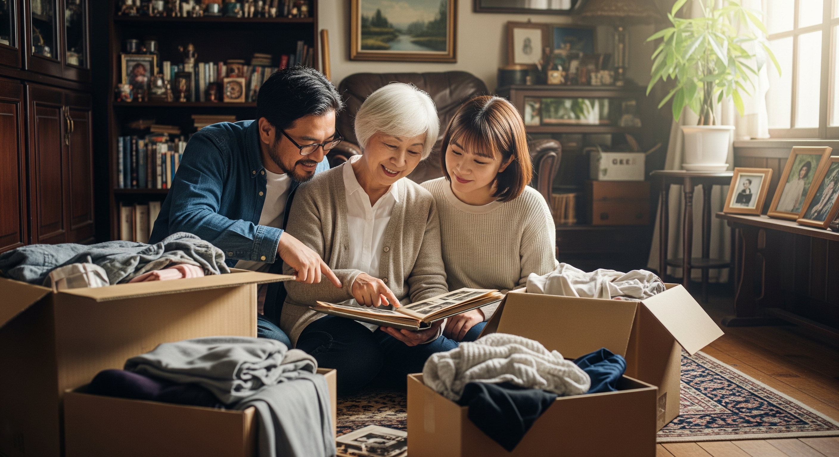 実家の片付け、何から始める？生前整理・遺品整理の進め方