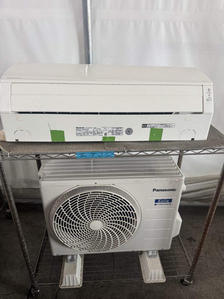(買取 大阪)大阪府八尾市のお客様より、パナソニックCS-J223D-Wのエアコンをお買取りいたしました。